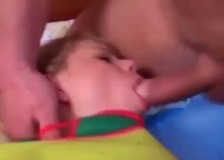 Incredible anal fingering for a teen